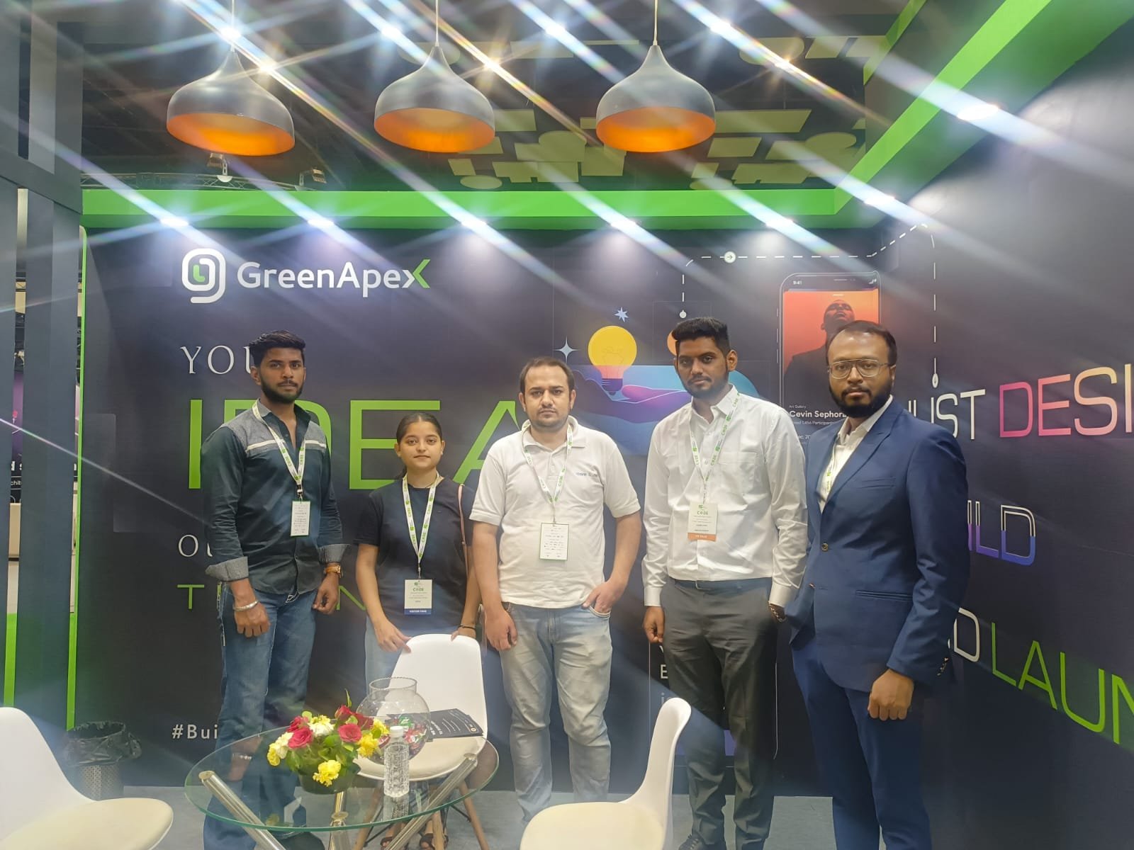 Seospidy team at the Convention of Digital Entrepreneurs (CODE) event, Pragati Maidan